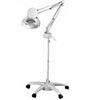 Black Floor Magnifier Lamp with Magnifying Glass Lens with 5 dioptre Magnifier - Includes 5 legged base